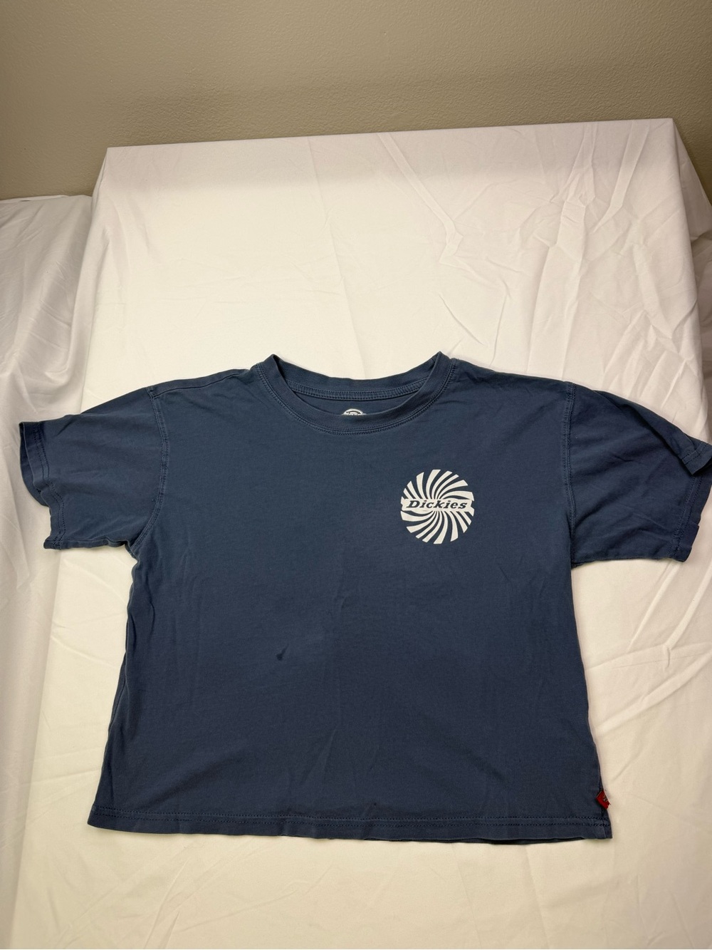 Dickies Navy Short Sleeve Tee with Spiral Logo